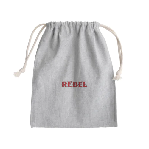 REBELロゴくん Mini Drawstring Bag