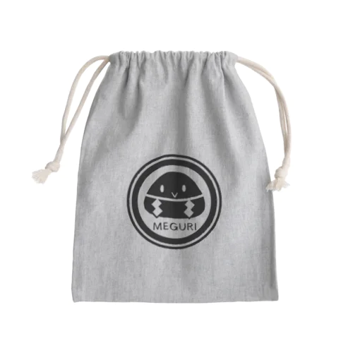 めぐりロゴ Mini Drawstring Bag