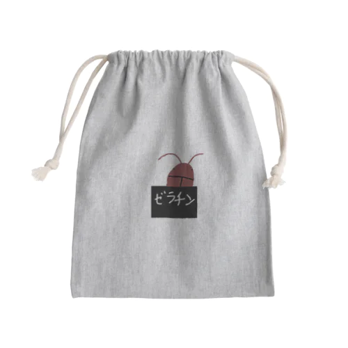 ゼラチンゴキブリ Mini Drawstring Bag