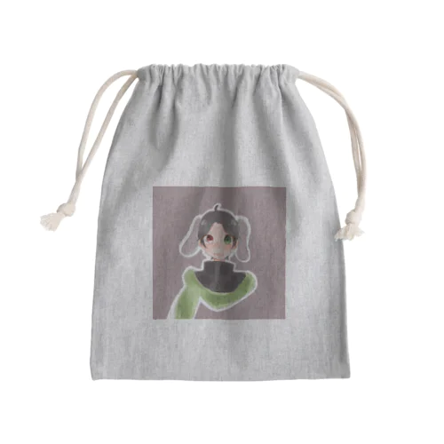 こう Mini Drawstring Bag