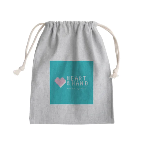 Heart & Hand のややグリーンオリジナルアイテム Mini Drawstring Bag