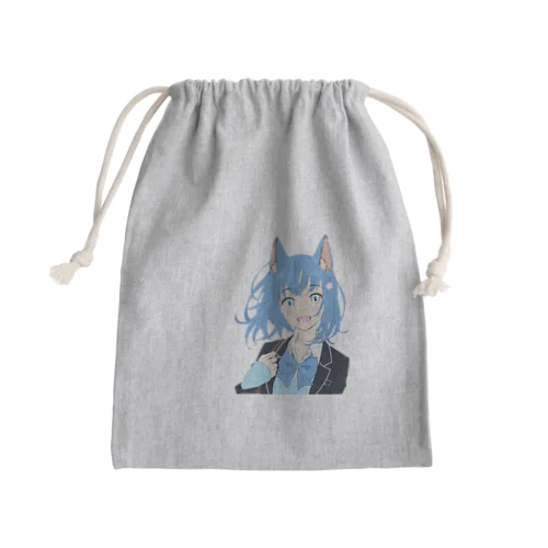 猫耳ありこちらが通常 Mini Drawstring Bag