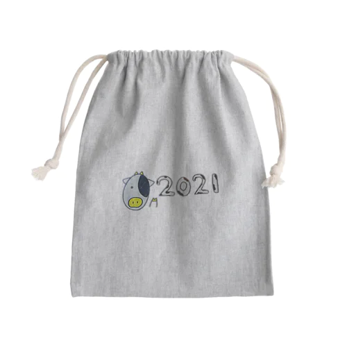 2021 うしどし Mini Drawstring Bag