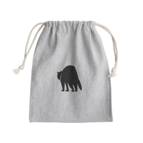 ねこ Mini Drawstring Bag