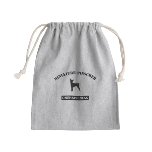 ONEHAPPINESS　ミニチュアピンシャー Mini Drawstring Bag