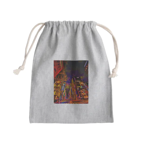 ナイト銀座‼️ Mini Drawstring Bag