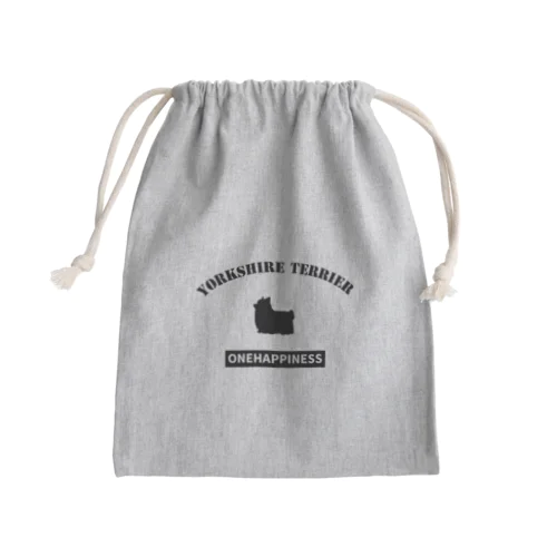 ONEHAPPINESS　ヨークシャーテリア Mini Drawstring Bag