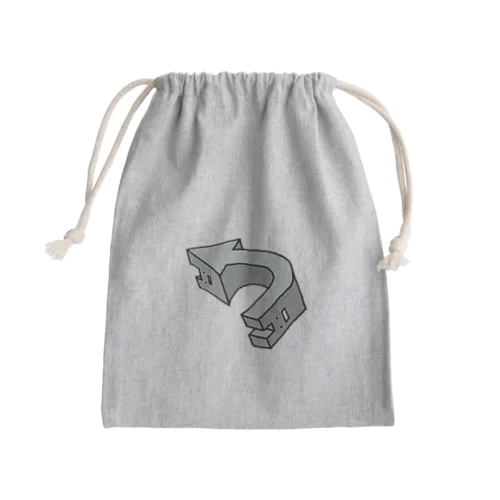 2Dうさぎ やじるし Mini Drawstring Bag