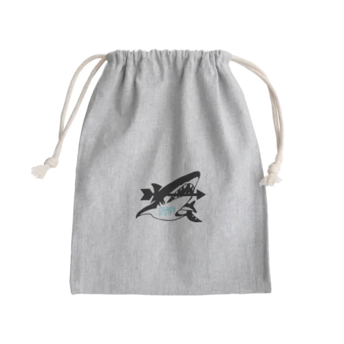 サメのシャーク Mini Drawstring Bag