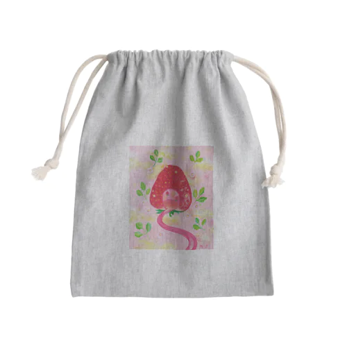 ストロベリーハウス Mini Drawstring Bag