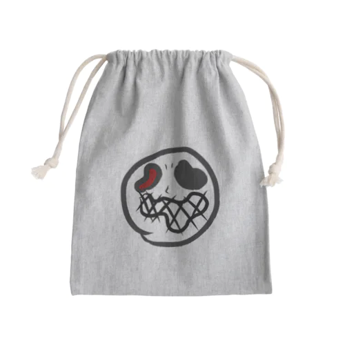 しゃべるなクン。きんちゃく Mini Drawstring Bag