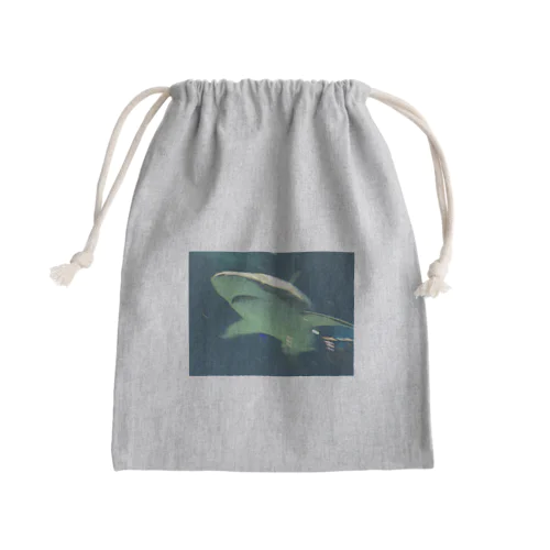 揺れているサメ Mini Drawstring Bag