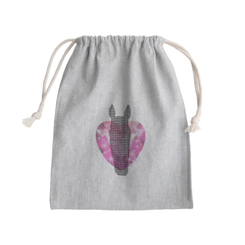 ピンクハート Mini Drawstring Bag