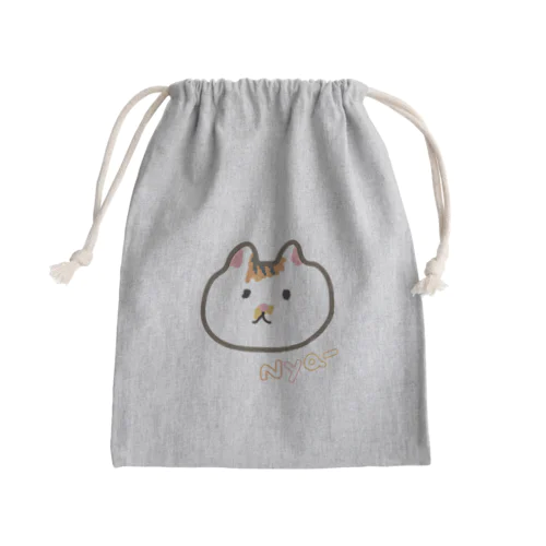 ニャーゼロイチ　ねこ　 Mini Drawstring Bag