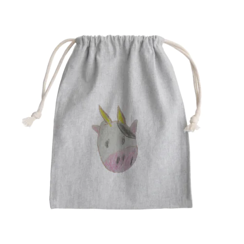 牛くん Mini Drawstring Bag