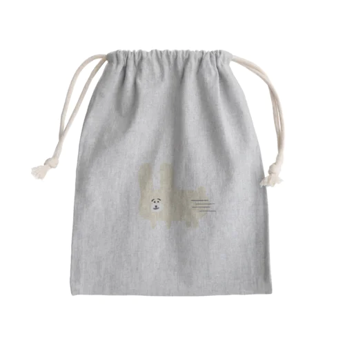 はしるうさぎ Mini Drawstring Bag