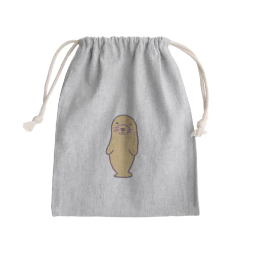 アザラシくん Mini Drawstring Bag