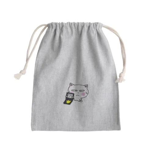 警察手帳 Mini Drawstring Bag