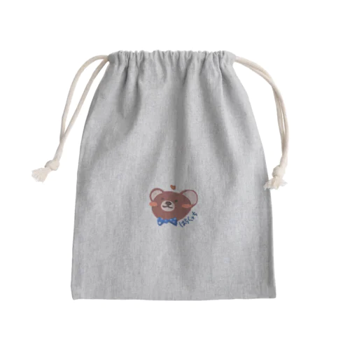 ぽんぽこりん Mini Drawstring Bag