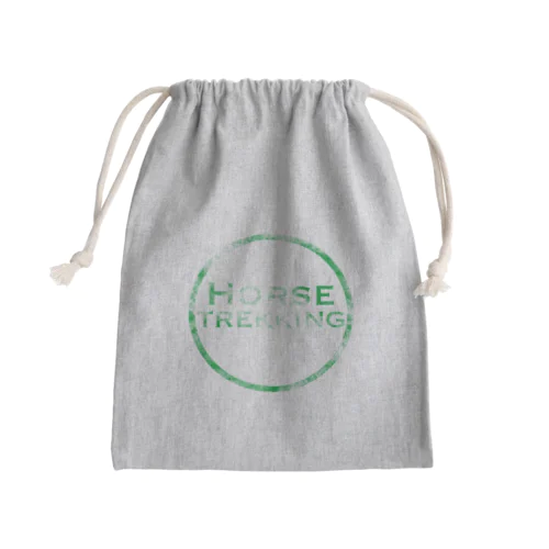 HORSE TREKKING Mini Drawstring Bag