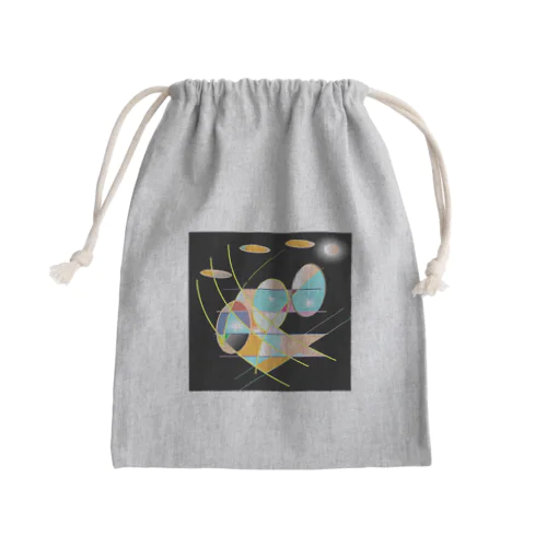 宇宙旅行 Mini Drawstring Bag