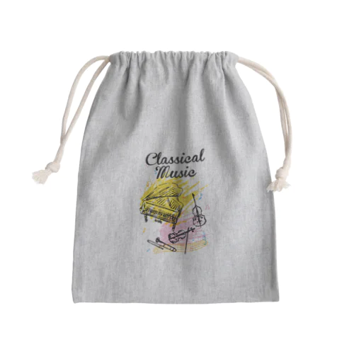 Classical Music-クラシックミュージック- Mini Drawstring Bag