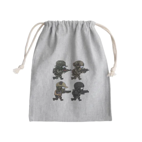 プチソルジャーズ Mini Drawstring Bag