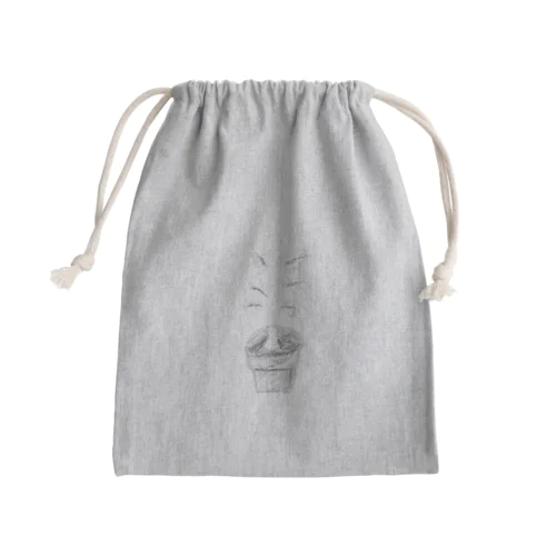 葉っぱ（モノクロ） Mini Drawstring Bag