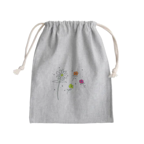 ボタニカル スケッチ Mini Drawstring Bag