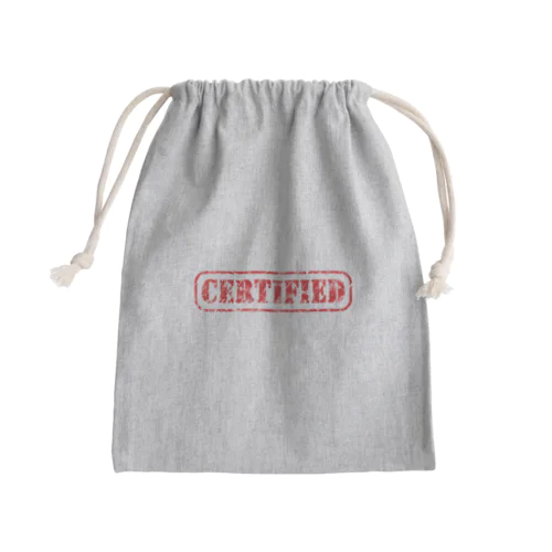 Certified Mini Drawstring Bag