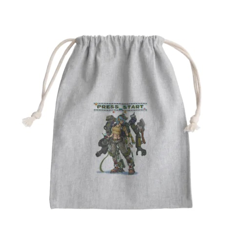 “PRESS START” 1-#1 Mini Drawstring Bag