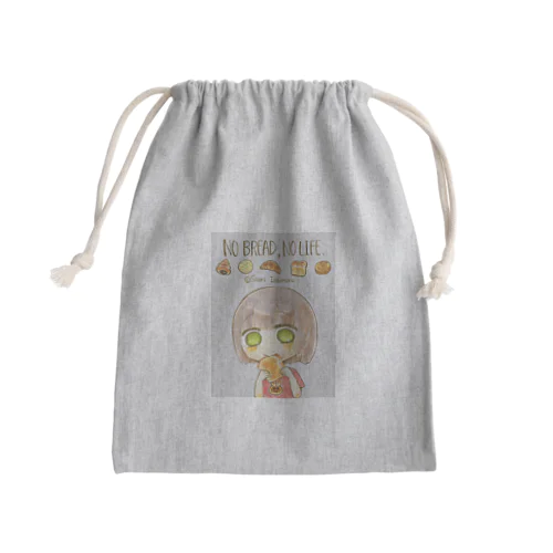 No Bread,No Life. Mini Drawstring Bag