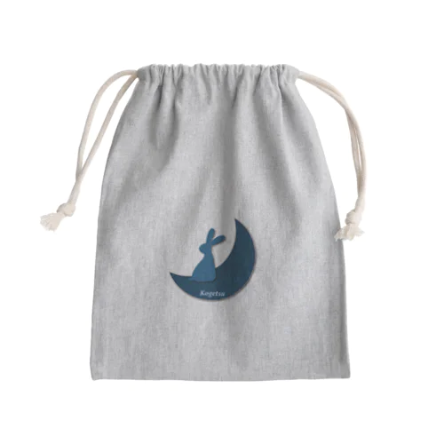 月うさぎ Mini Drawstring Bag