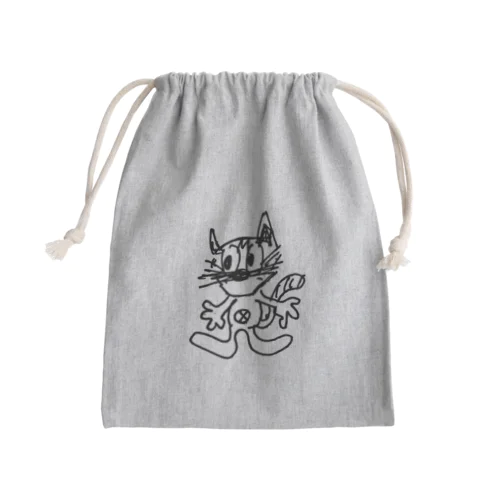 こてつ Mini Drawstring Bag