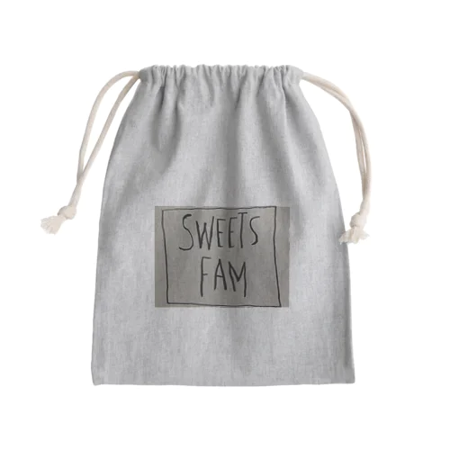 スイーツファムのちょっとコンビニまで Mini Drawstring Bag