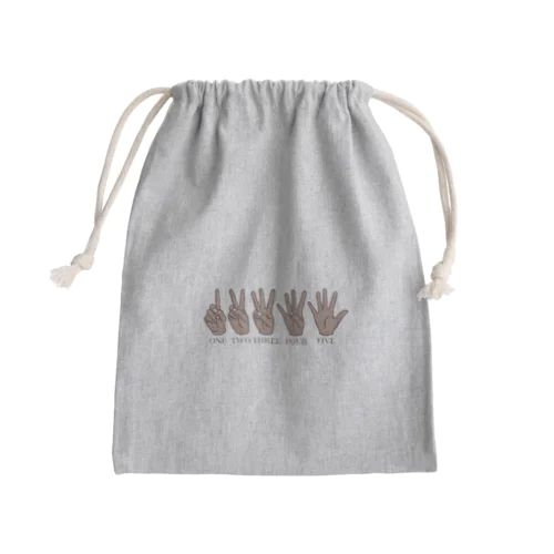 1.2.3.4.5！ Mini Drawstring Bag