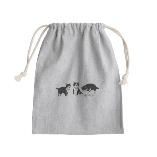 オリーブ君 Mini Drawstring Bag