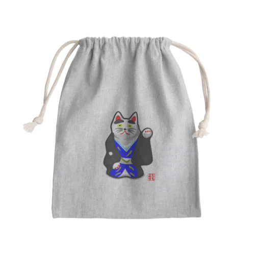 初辰猫 Mini Drawstring Bag