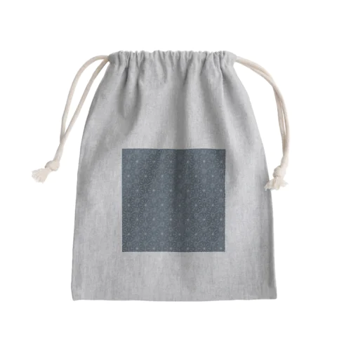 麻の葉模様 Mini Drawstring Bag
