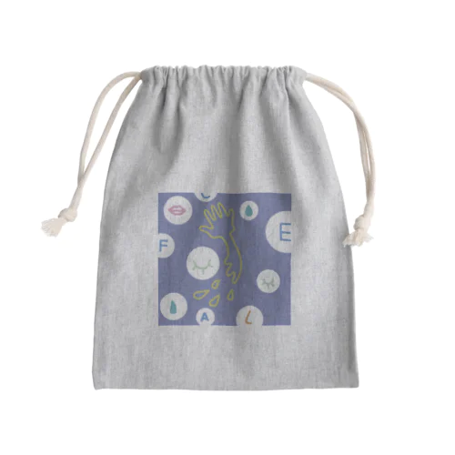 フ●イス Mini Drawstring Bag