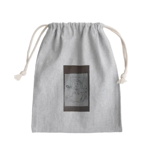 子宝ニャンコちゃん Mini Drawstring Bag