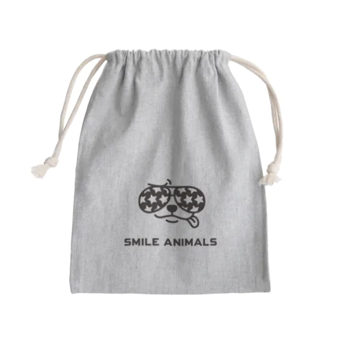 ちょいワル（BLACK） Mini Drawstring Bag