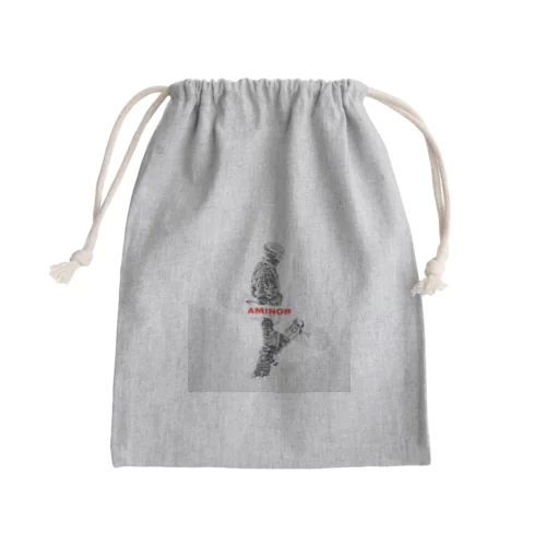 SNOWBOARDER Mini Drawstring Bag