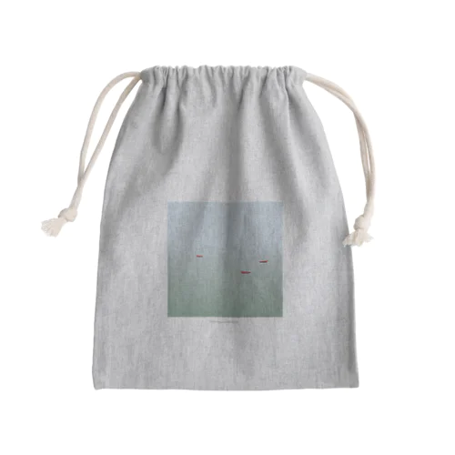 期間限定ロゴ＿応援額500円 Mini Drawstring Bag