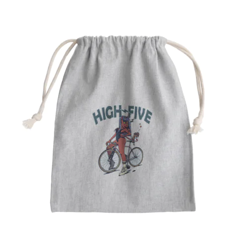 "HIGH FIVE" Mini Drawstring Bag