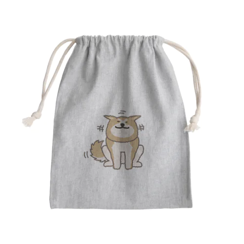 あっあっあきた犬（ニコニコ） Mini Drawstring Bag