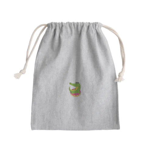 ワニさん Mini Drawstring Bag