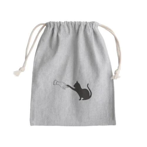 猫と踊ろう Mini Drawstring Bag