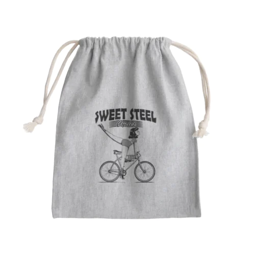 "SWEET STEEL Cycles" #1 Mini Drawstring Bag