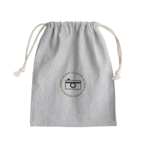 GLEEN-FLOWER Mini Drawstring Bag